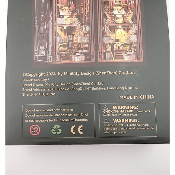 DIY Book Nook Kit XD01 Beyond Library 3D Shelf Display Model Lighted Open Box - Picture 5 of 16